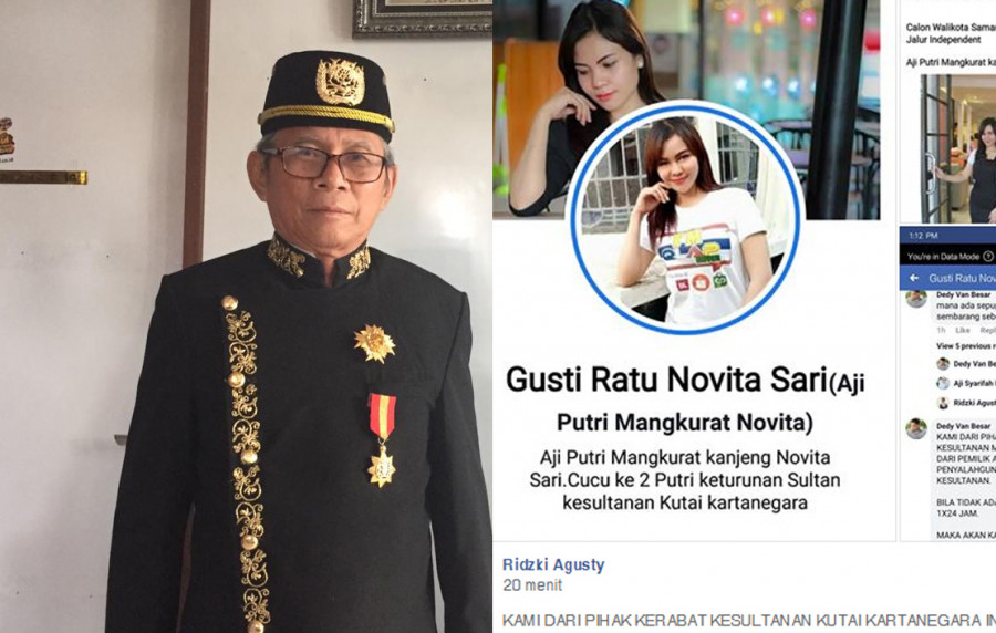 Soal Pemilik Akun Facebook Mengaku Cucu Sultan Kutai, Pihak Kesultanan