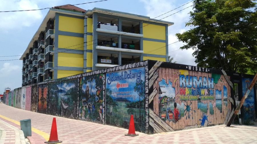 Memudarnya Pesona Rumah  Warna  Warni  Teluk Seribu Balikpapan 