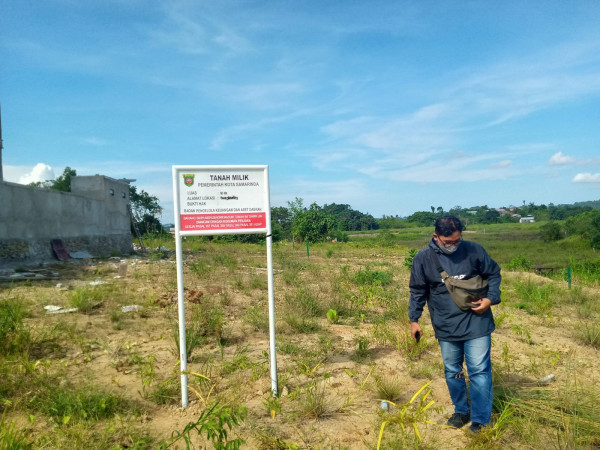 Lahan Di Kawasan Perumahan Puspita Bengkuring Dipasangi Patok, Pemilik ...