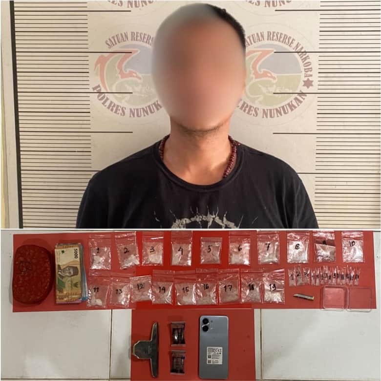 35 Paket Sabu Seberat 81,2 Gram Disita