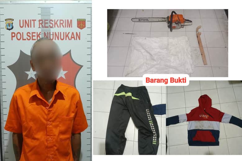 Tiga Kali Dideportasi dari Malaysia, Seorang Pria Curi Chainsaw untuk Ongkos Pulang Kampung